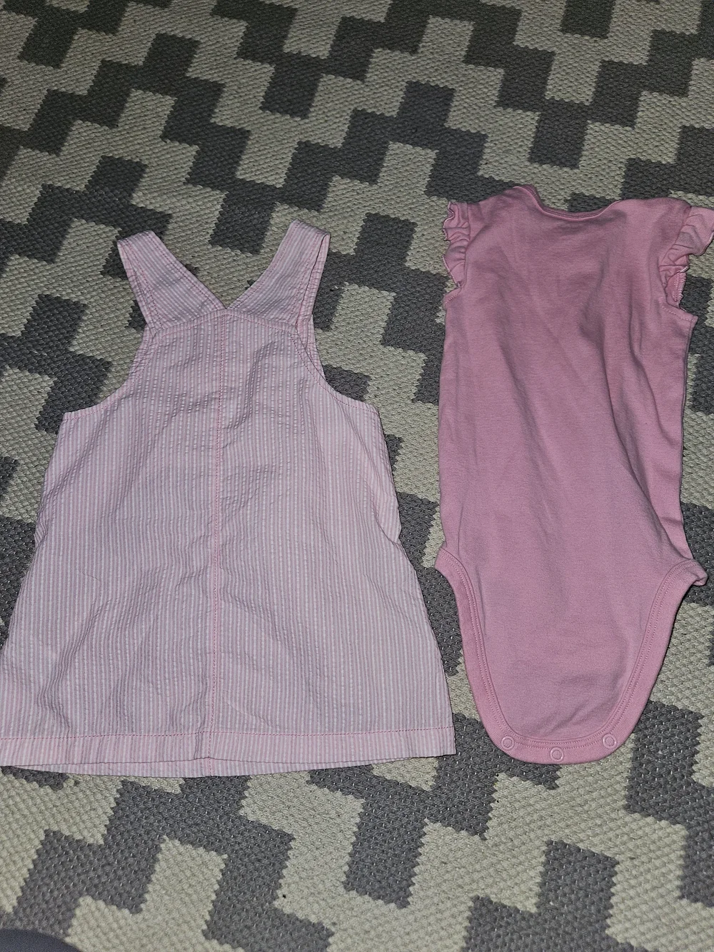 Carters pink ruffle